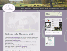 Tablet Screenshot of lamaisondemaitre.com